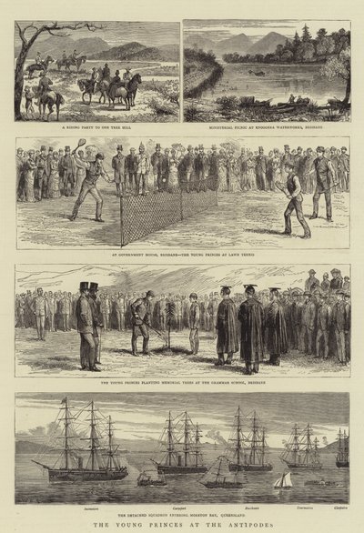 Los jóvenes príncipes en las Antípodas de William Edward Atkins